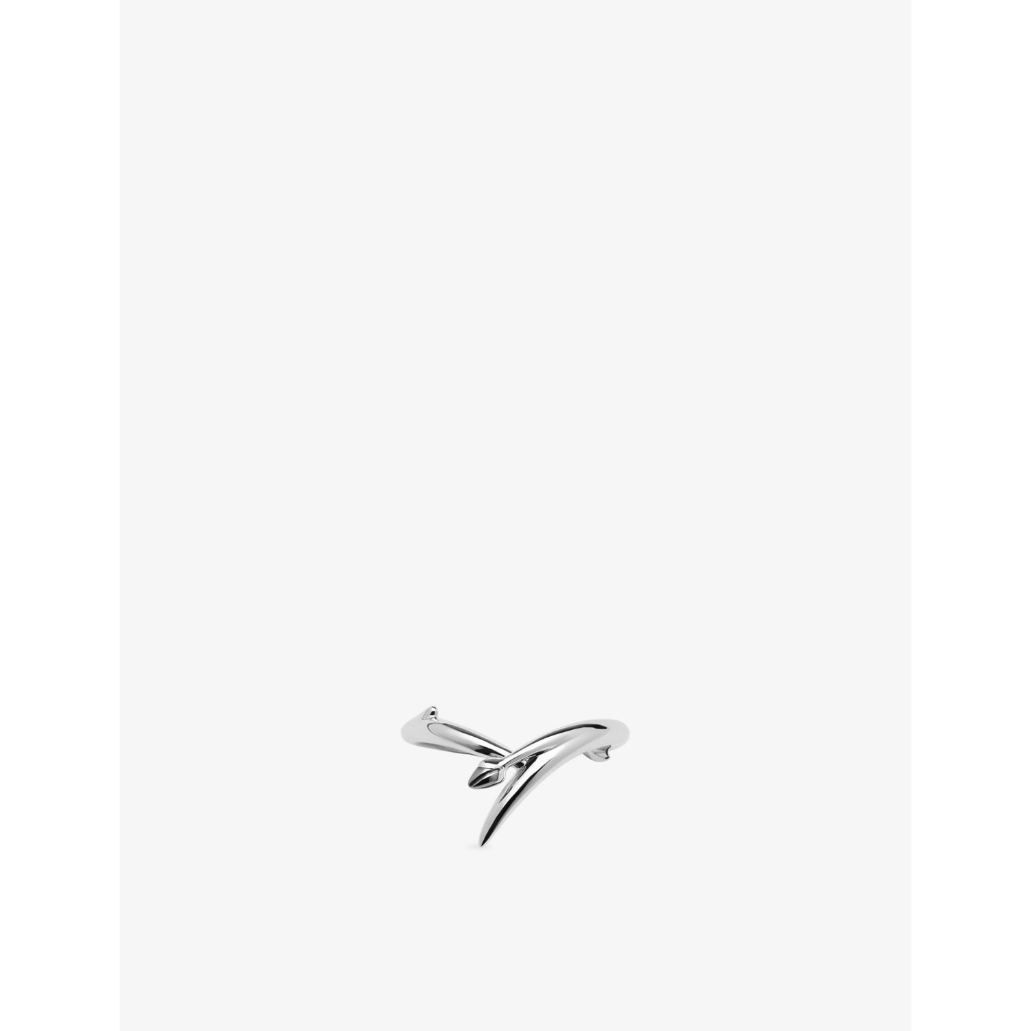 Shaun Leane Black Orchid sterling silver bud ring (British brand)