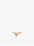 Shaun Leane Black Orchid bud ring in sterling silver and yellow-gold vermeil, UK version