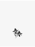 Shaun Leane Black Orchid diamond ring in 925 sterling silver, UK version