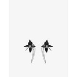 Shaun Leane Talon diamond drop earrings in sterling silver - British product