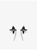 Shaun Leane Talon diamond drop earrings in sterling silver - British product