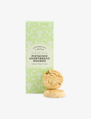 Cartwright & Butler pistachio shortbreads 150g carton (British brand)