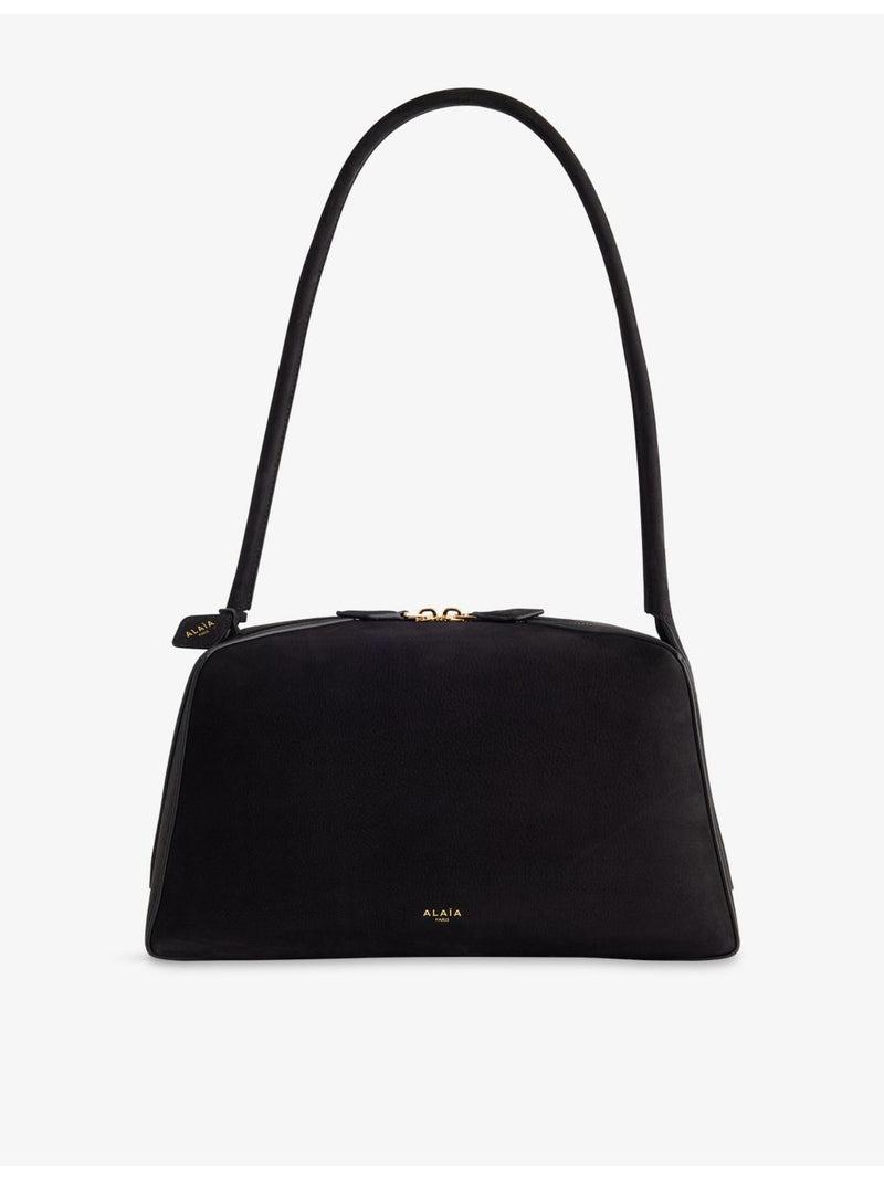 Alaïa nubuck leather shoulder bag, imported from the UK