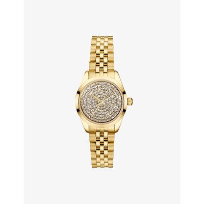 selfridges Sif Jakobs Sophia Gold-Plated Stainless Steel and Zirconia Stones Automatic Watch 28mm- Buy online at McGrocer