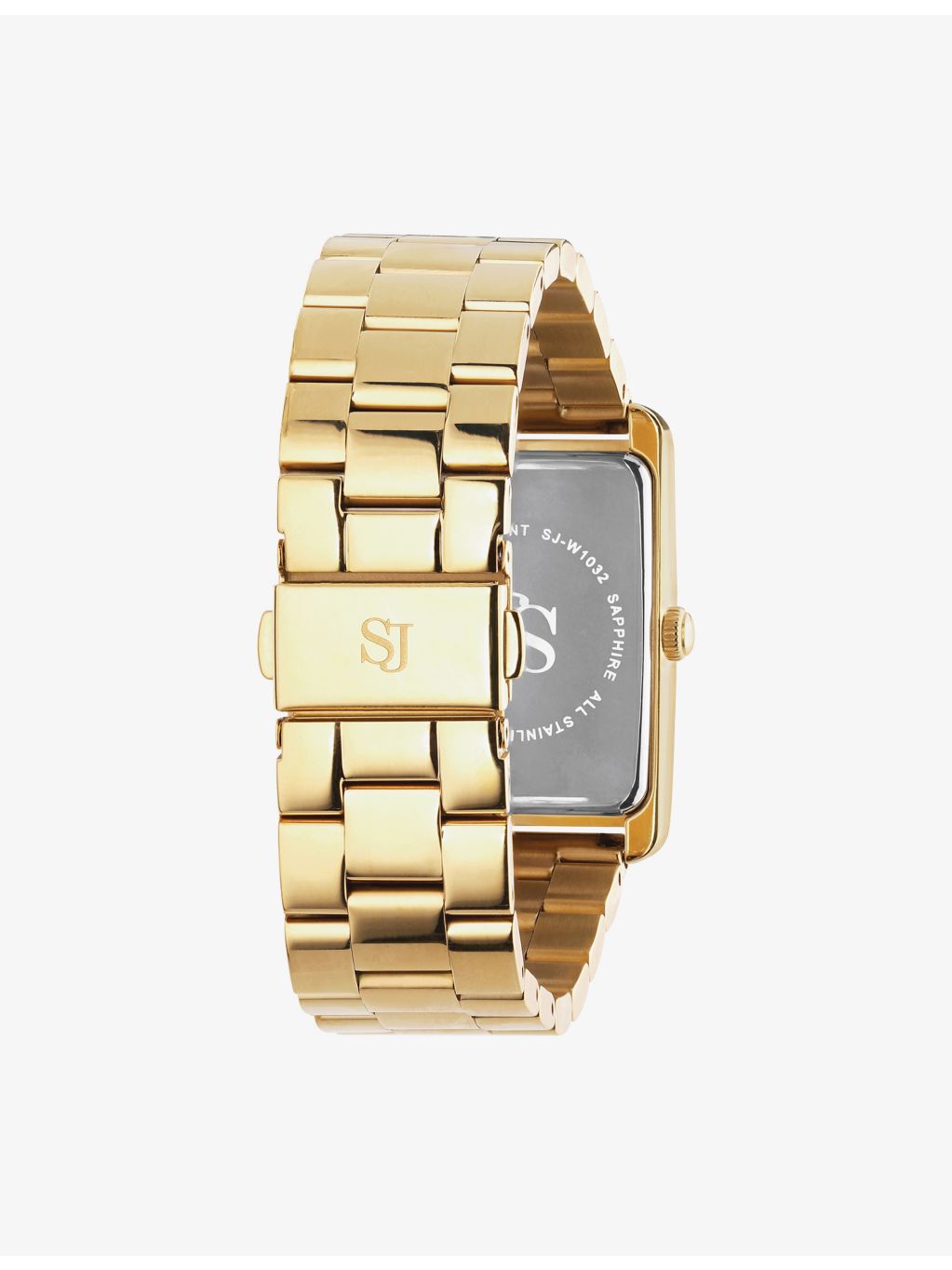 Sif Jakobs watch gold-plated automatic white zirconia 24mm, imported from the UK