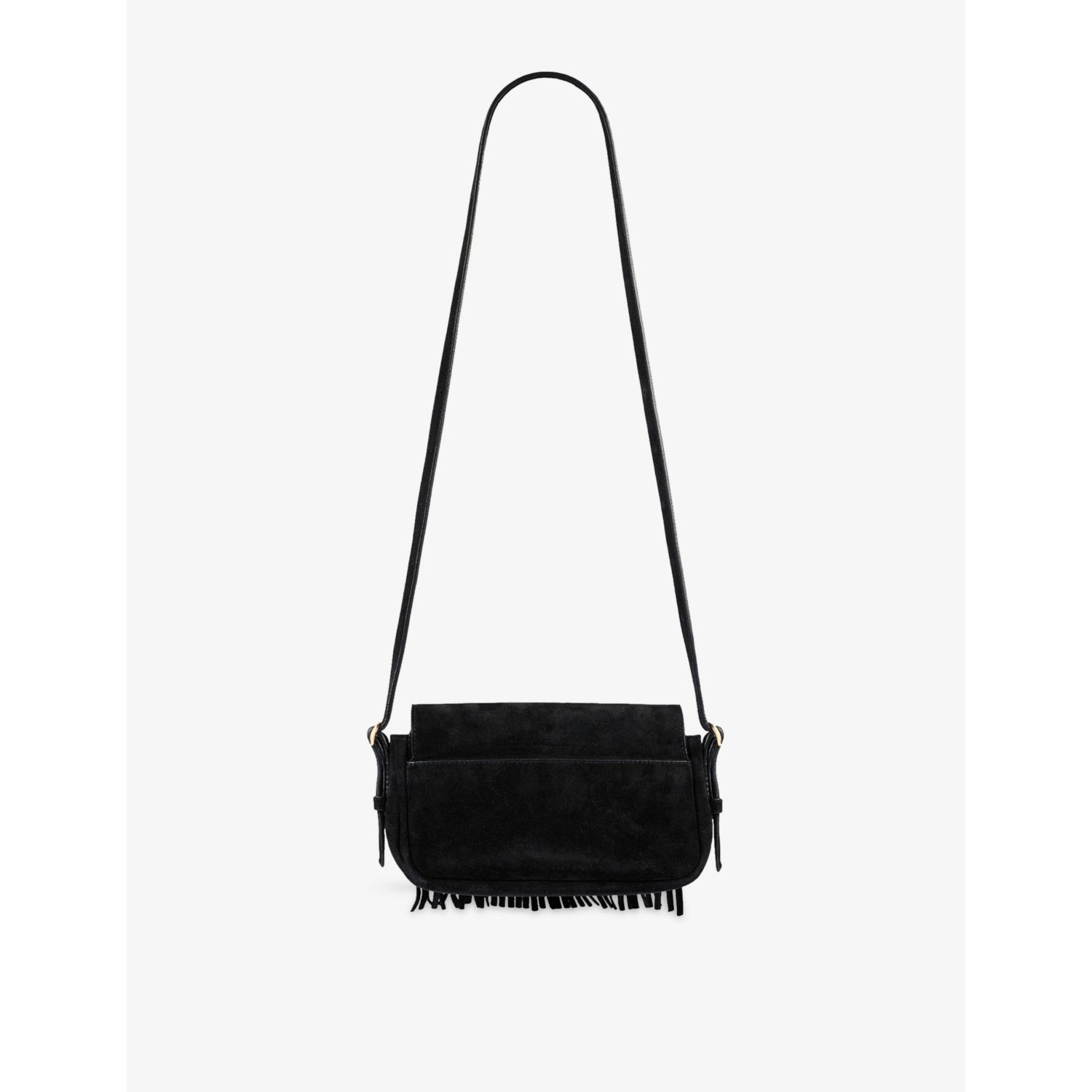 Sandro Mini Mambo suede cross-body bag - British product