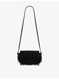 Sandro Mini Mambo suede cross-body bag - British product