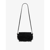 Sandro Mini Mambo suede cross-body bag - British product