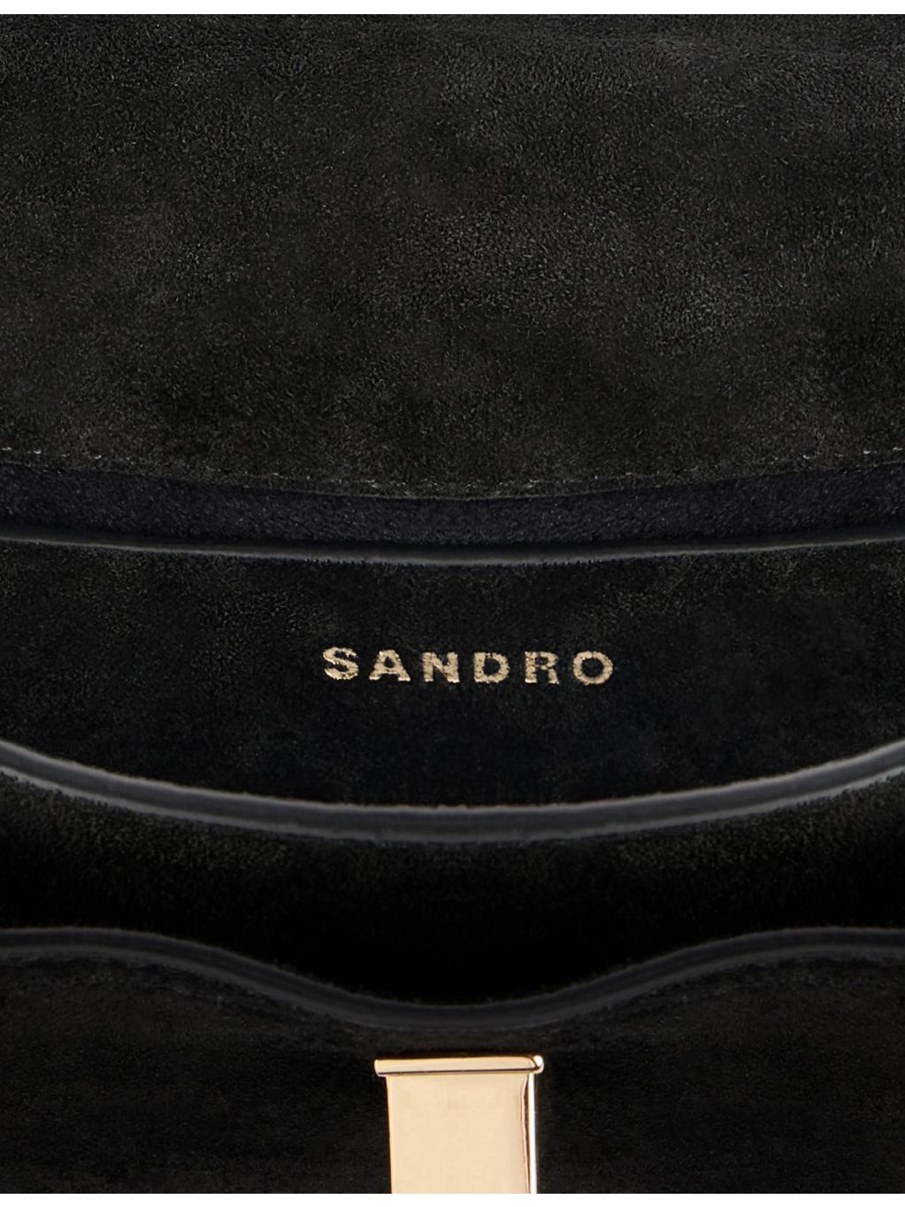 Sandro Mini Mambo suede cross-body bag - British product