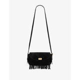 Sandro Mini Mambo suede cross-body bag - British product
