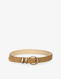 Sandro Buckle Suede Belt 2cm