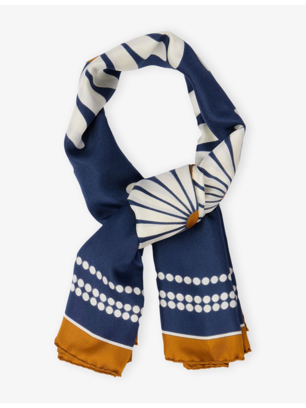 Sandro silk scarf floral-print square 90x90cm, imported from the UK