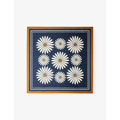 selfridges Sandro Floral-Print Square Silk Scarf 90cm- Buy online at McGrocer
