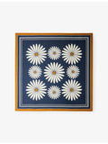Sandro silk scarf floral-print square 90x90cm, imported from the UK