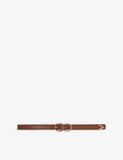 Maje double-buckle leather belt 2cm (British brand)