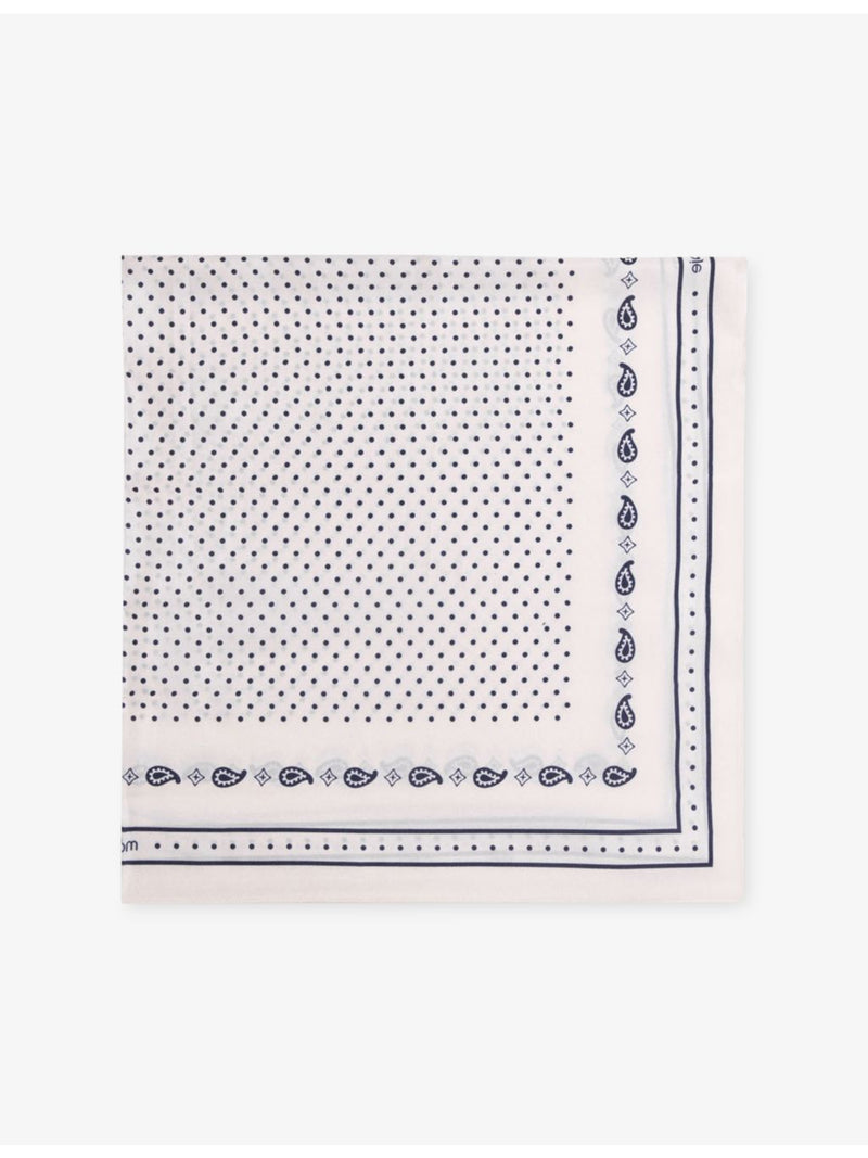 Maje polka-dot silk-twill scarf 90cm (British brand)