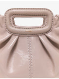 Maje Mini Naplak clutch in cow leather, UK version