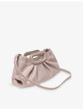 Maje Mini Naplak clutch in cow leather, UK version