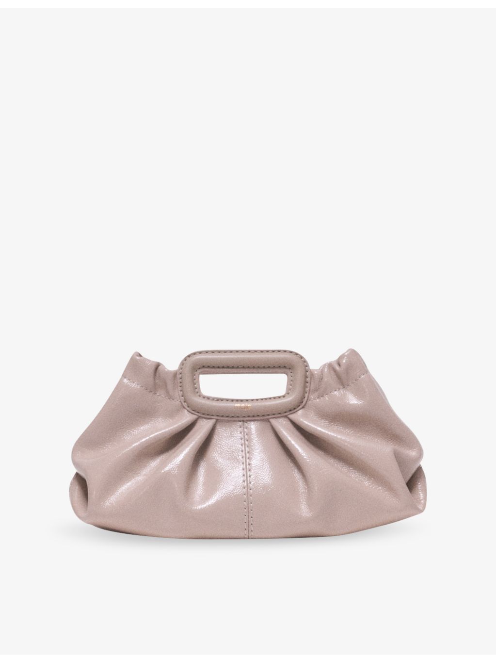 Maje Mini Naplak clutch in cow leather, UK version