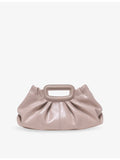 Maje Mini Naplak clutch in cow leather, UK version