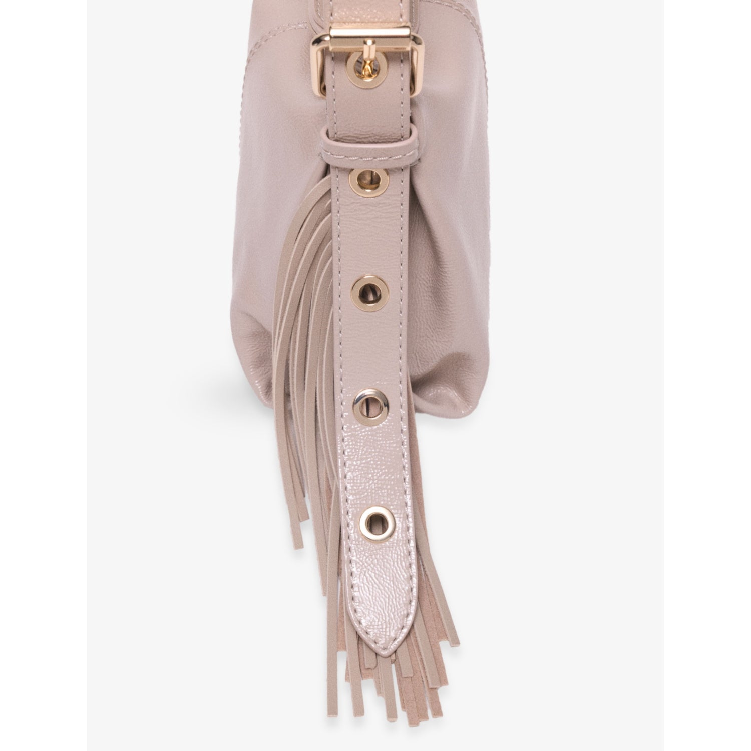 Maje Miss M mini patent-leather shoulder bag, imported from the UK