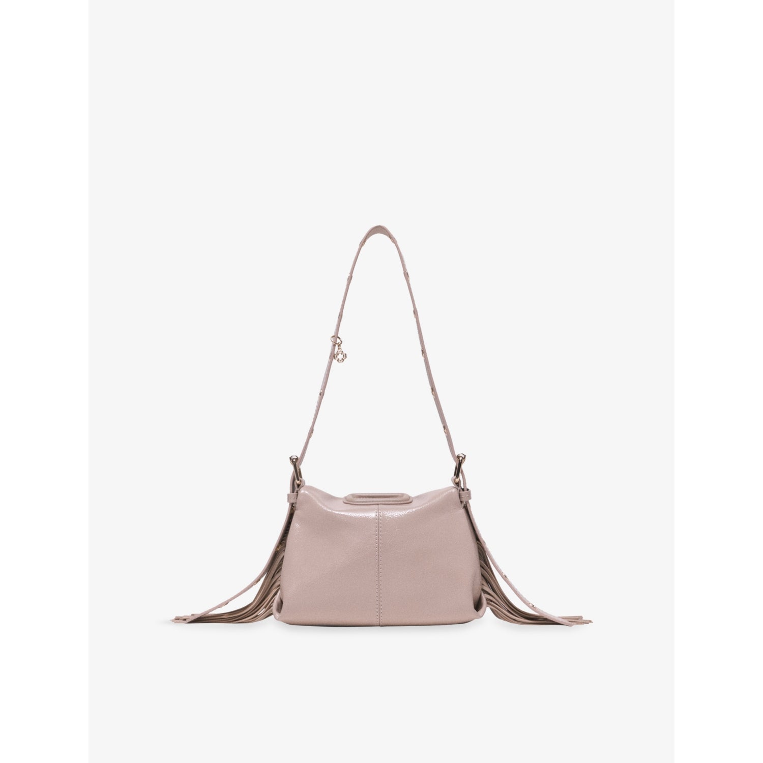 Maje Miss M Mini Patent-Leather Shoulder Bag