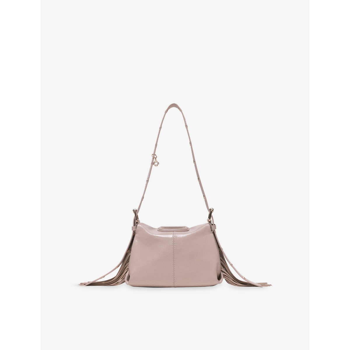 Maje Miss M Mini Patent-Leather Shoulder Bag