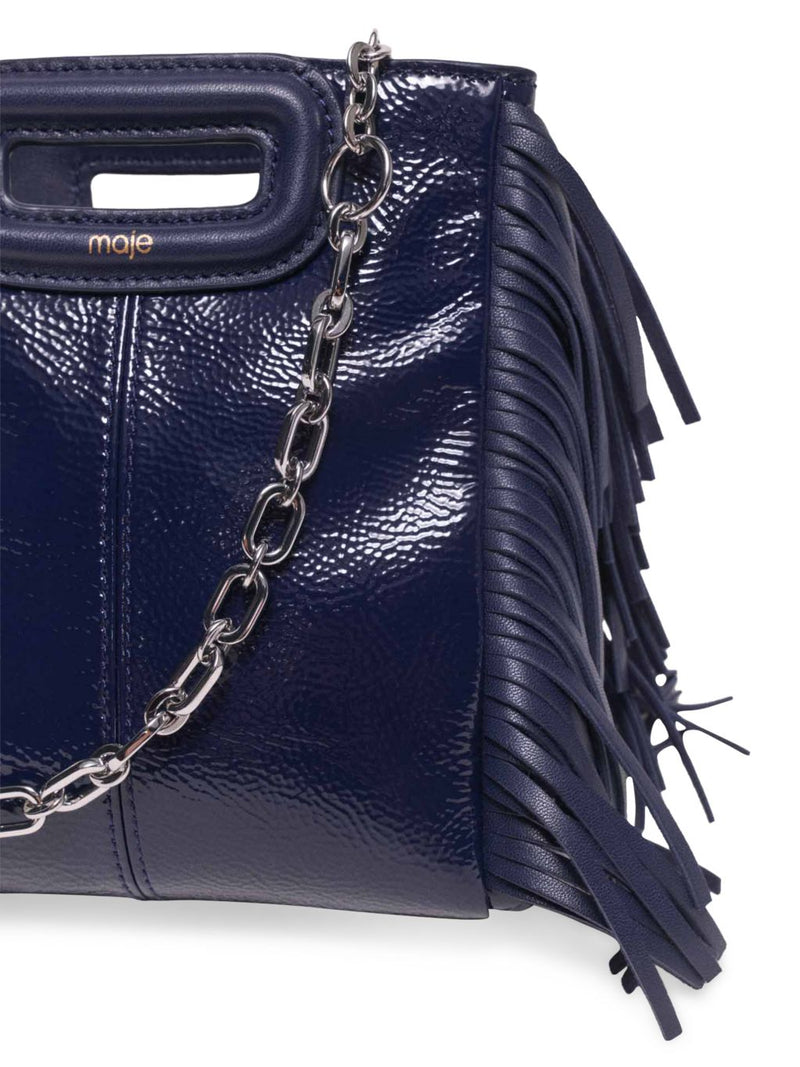 Maje mini leather bag with gold hardware - British product