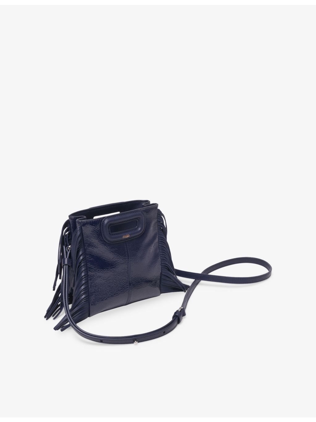 Maje mini leather bag with gold hardware - British product
