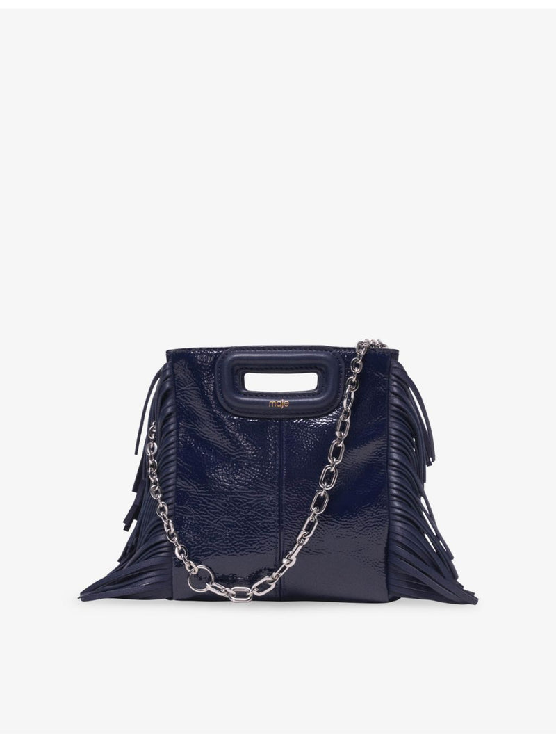 Maje mini leather bag with gold hardware - British product