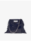 Maje mini leather bag with gold hardware - British product