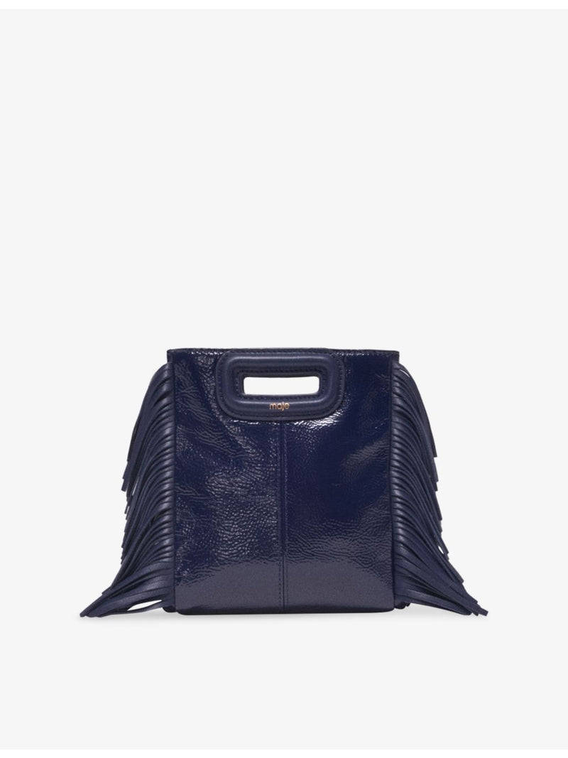 Maje mini leather bag with gold hardware - British product