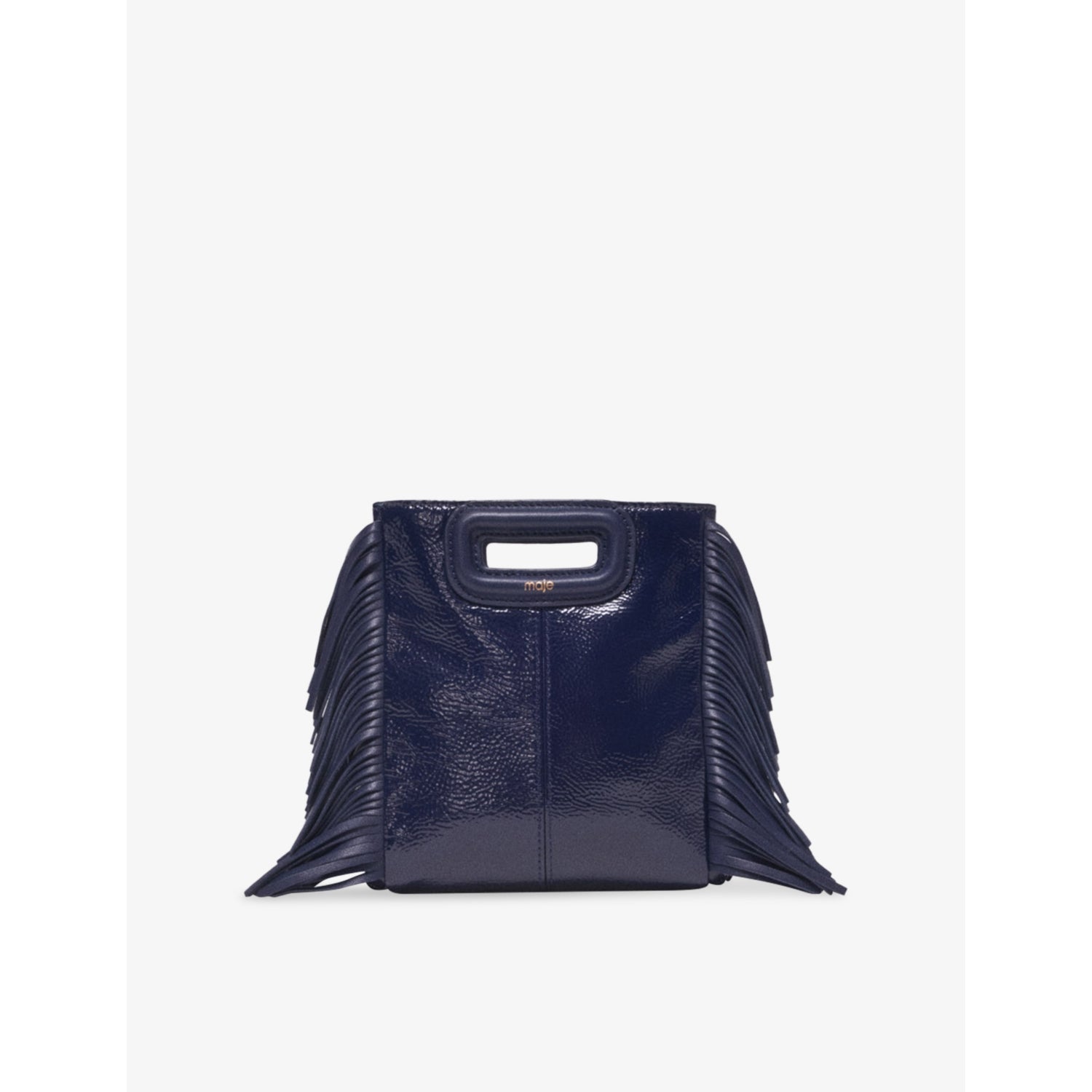 Maje mini leather bag with gold hardware - British product