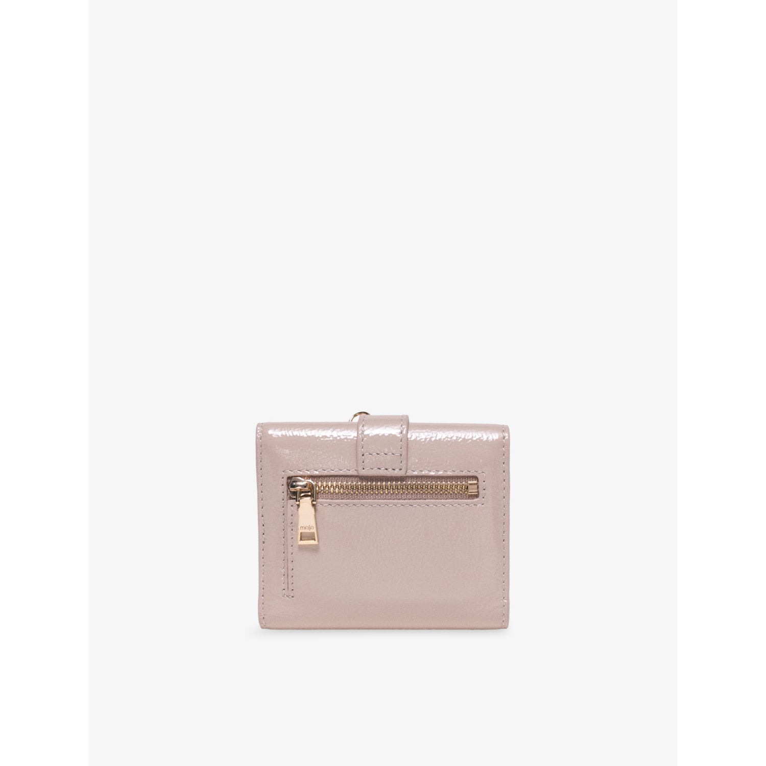 Maje Miss M small patent-leather wallet, imported from the UK