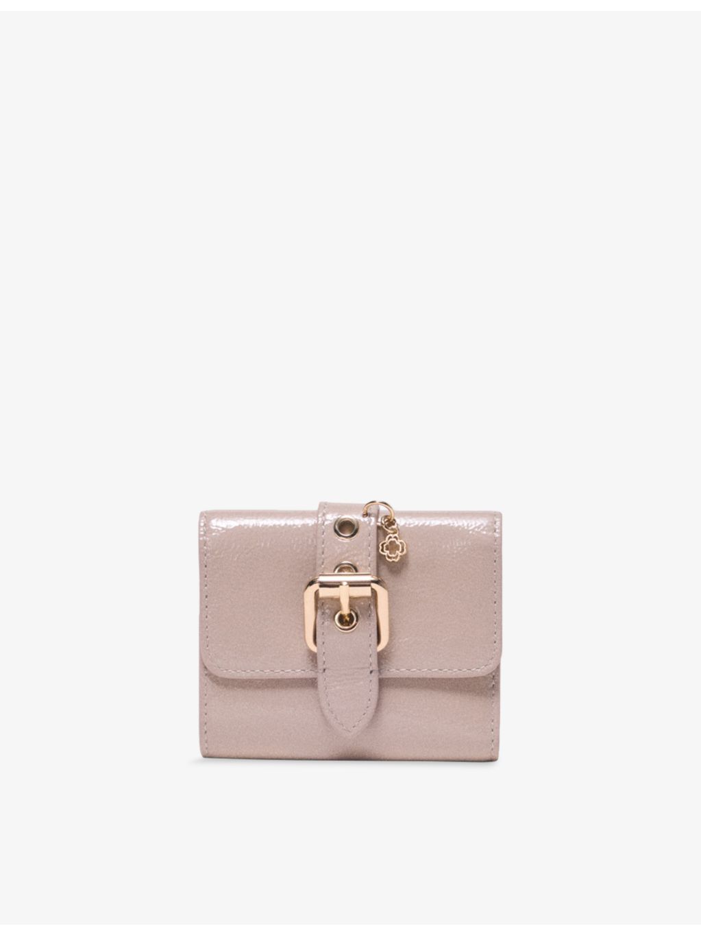 Maje Miss M small patent-leather wallet, imported from the UK