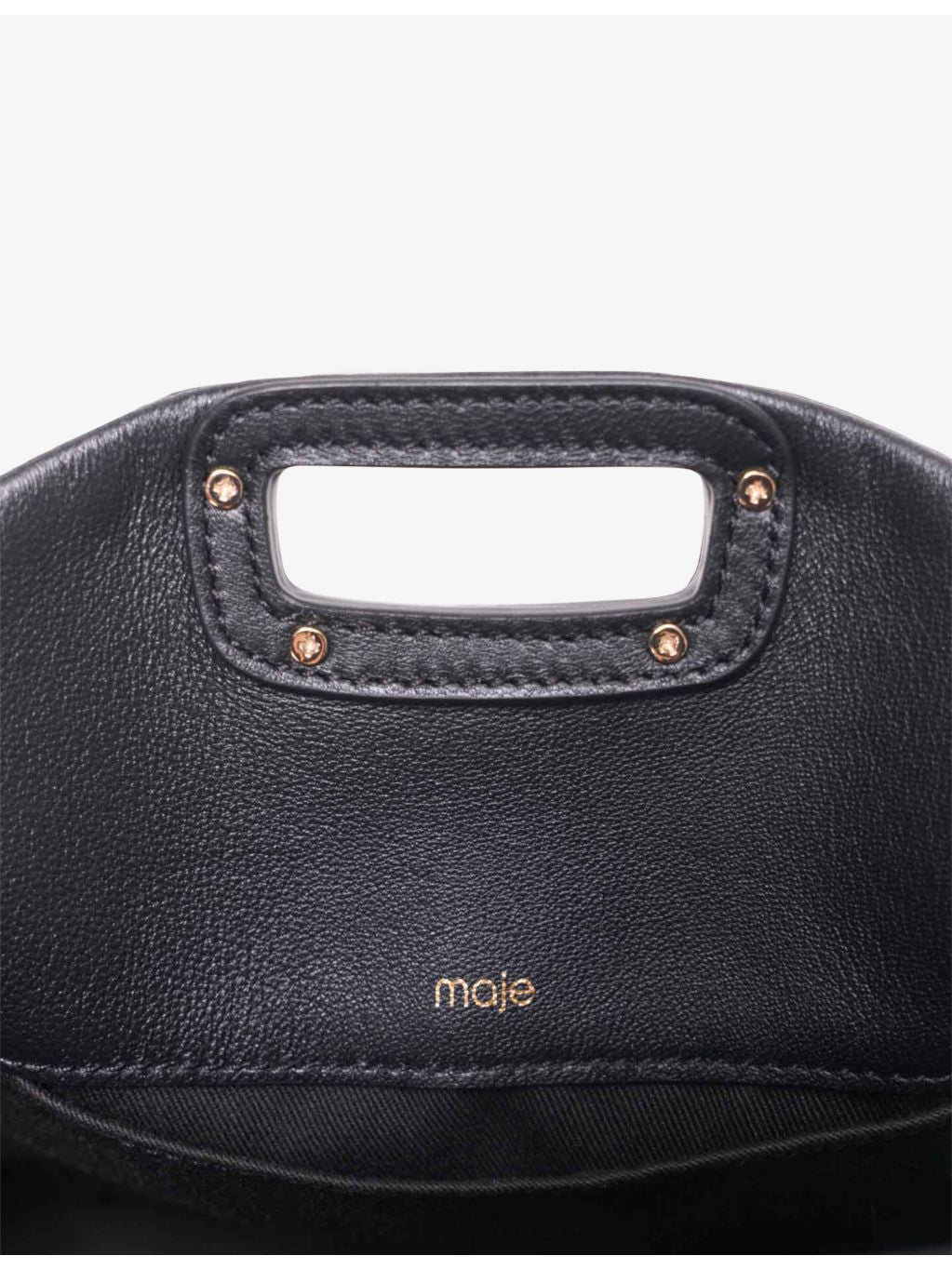 Maje Miss M mini leather cross-body bag - British product