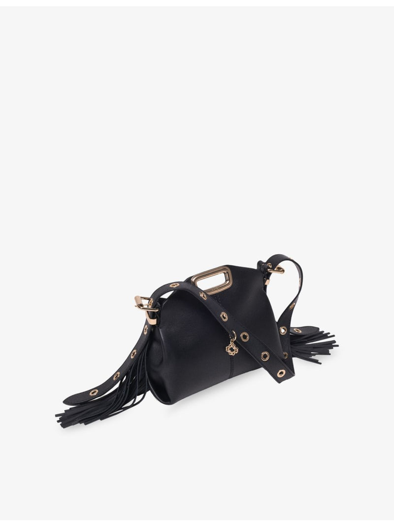 Maje Miss M mini leather cross-body bag - British product