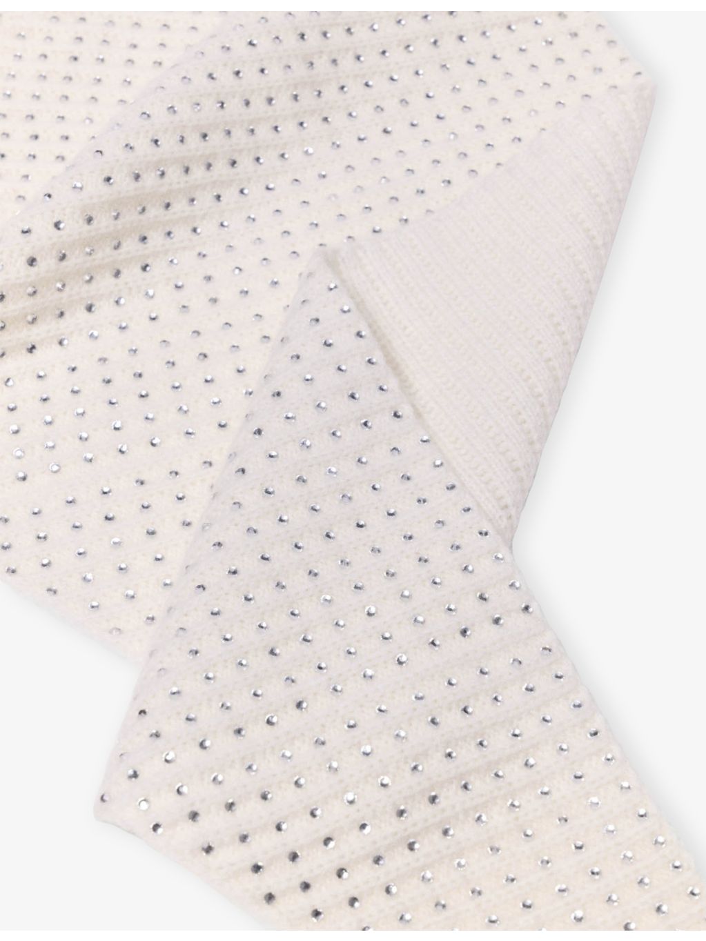 Maje rhinestone triangle wool scarf 140cm, UK version