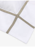 Yves Delorme Athena Kaki cotton Oxford pillowcase (British brand)