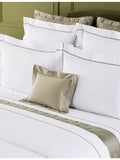 Yves Delorme Athena Kaki cotton Oxford pillowcase (British brand)