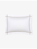 Yves Delorme Athena Kaki cotton Oxford pillowcase (British brand)