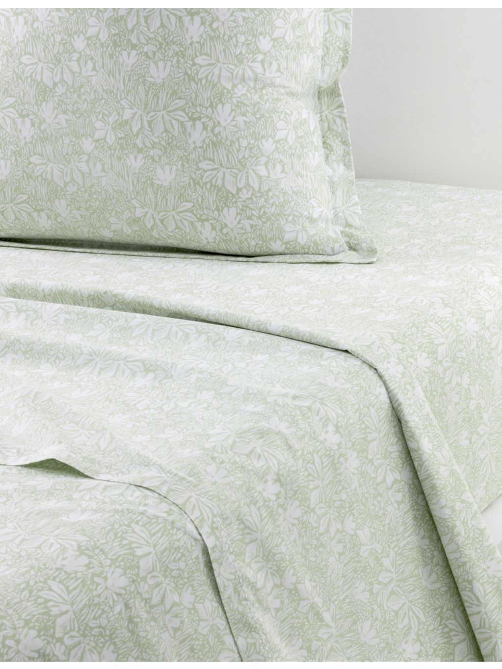 Yves Delorme flat sheet Amande double, imported from the UK