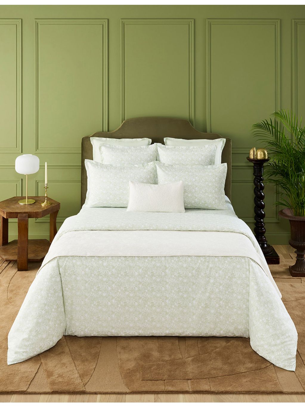 Yves Delorme Capri Amande duvet cover (British brand)
