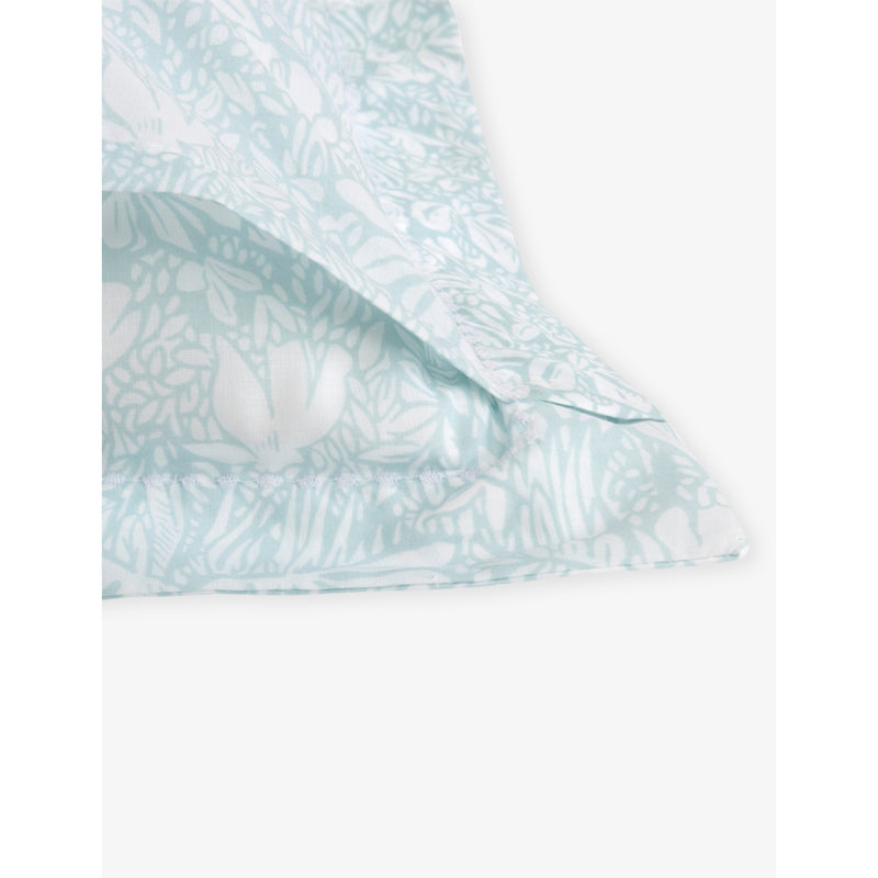Yves Delorme Capri floral cotton-sateen Oxford pillowcase 50x75cm - British product