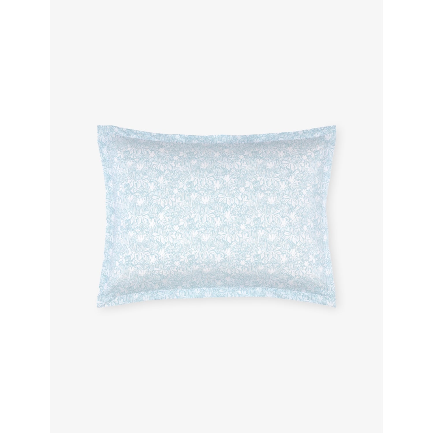 Yves Delorme Capri floral cotton-sateen Oxford pillowcase 50x75cm - British product