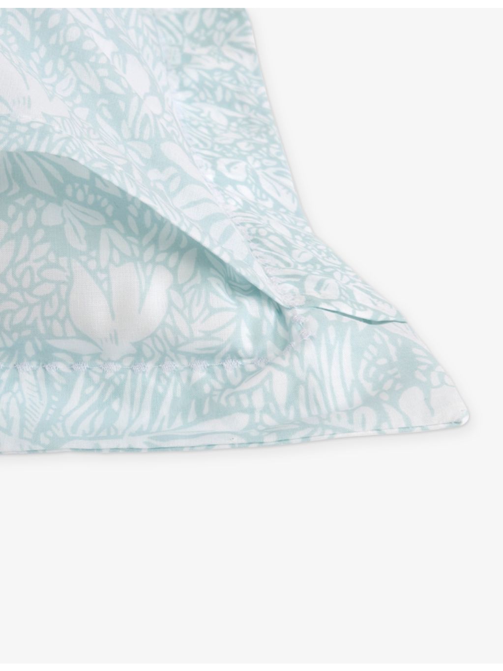 Yves Delorme Capri floral cotton-sateen Oxford pillowcase 65cm (British brand)