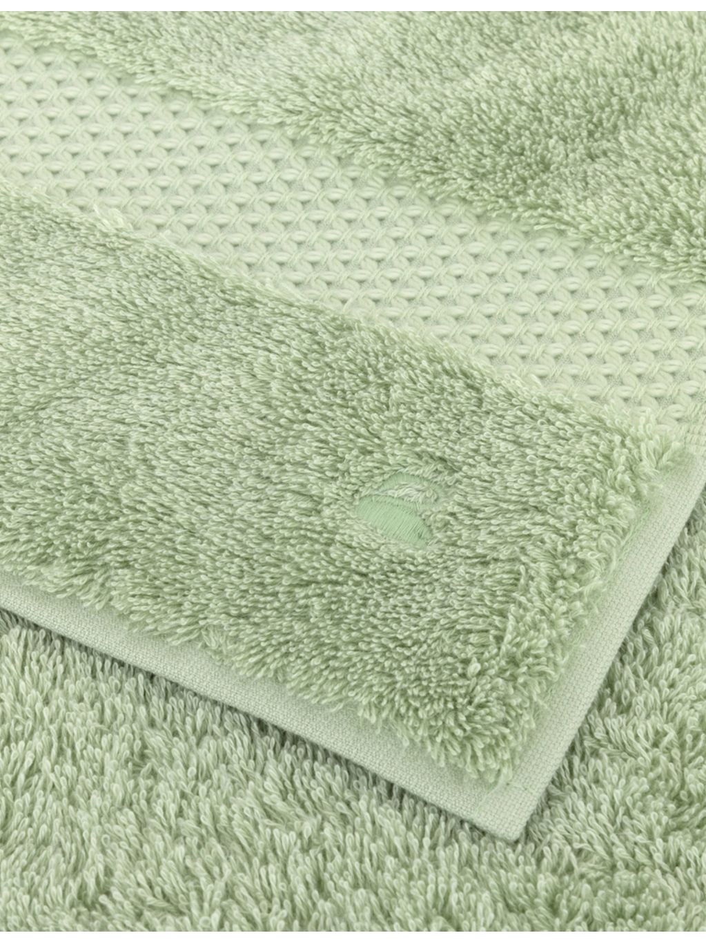 Yves Delorme Étoile Amande cotton-modal face cloth 33x33cm, imported from the UK