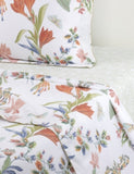 Yves Delorme Multicoloured Floral Cotton Flat Sheet