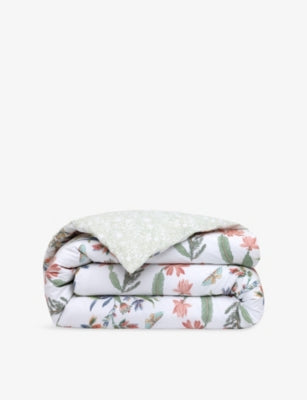 Yves Delorme Eze Multicoloured Cotton Duvet Cover