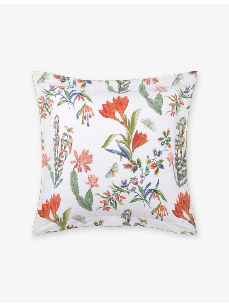 Yves Delorme floral-print cotton-sateen Oxford pillowcase 65cm x 65cm, imported from the UK